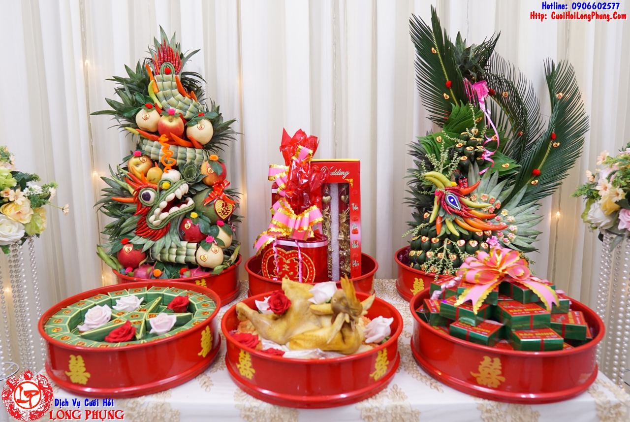 Mâm ngũ quả trong đám cưới truyền thống