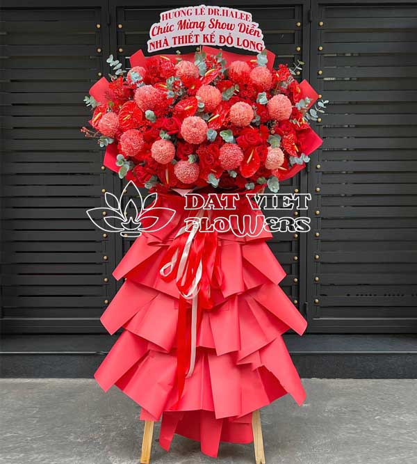 Lẵng hoa khai trương lộc phát