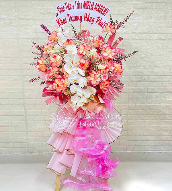 Lẵng hoa khai trương thành công rực rỡ