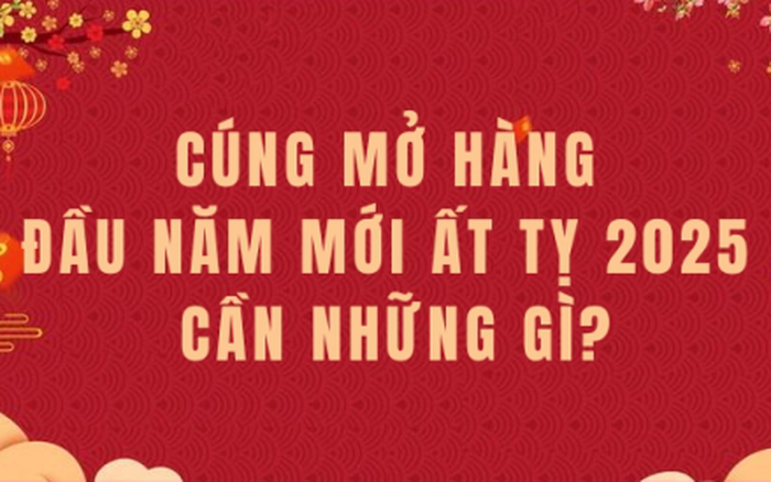 Vật phẩm cúng khai xuân