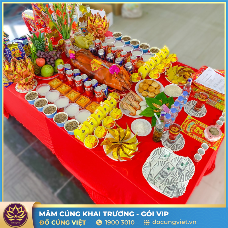Mâm lễ vật đầu năm
